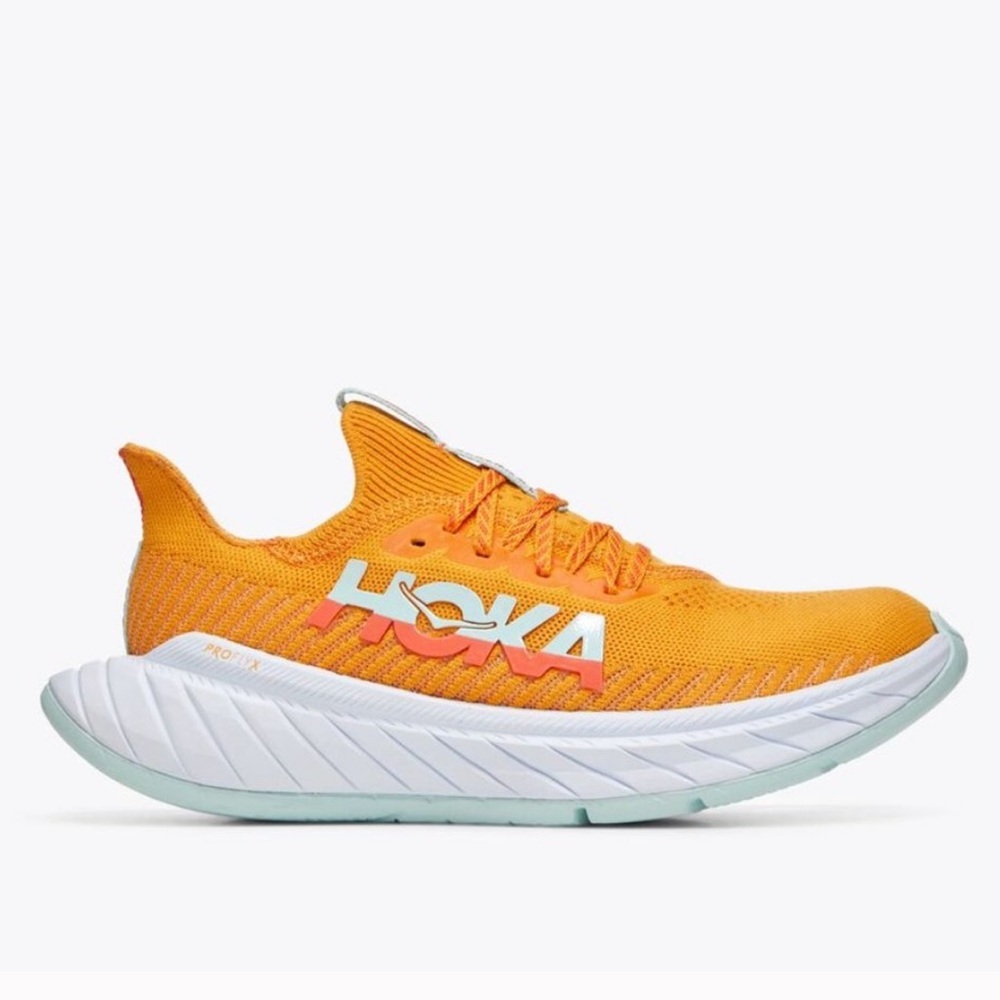 Hoka Women's Carbon X3, Size 7, Orange